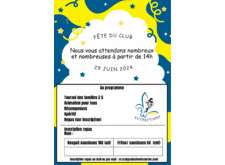 FÊTE du CLUB le 29 juin 2024