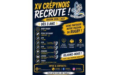 Nous Recrutons !